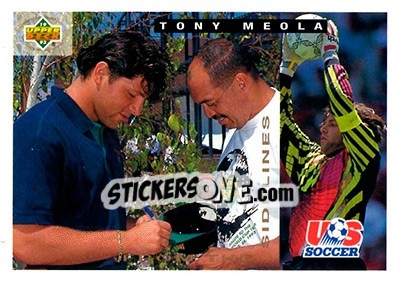Figurina Tony Meola - World Cup USA 1994. Preview English/Spanish - Upper Deck