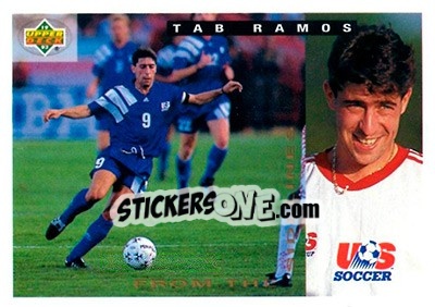 Sticker Tab Ramos - World Cup USA 1994. Preview English/Spanish - Upper Deck