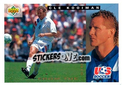 Sticker Cle Kooiman - World Cup USA 1994. Preview English/Spanish - Upper Deck
