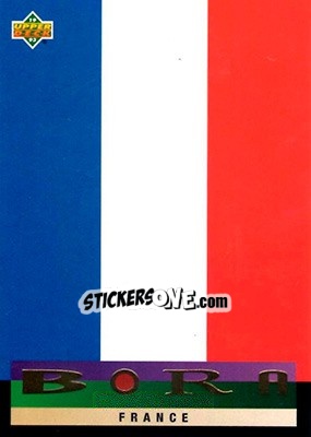 Sticker France - World Cup USA 1994. Preview English/Spanish n. B8 - Upper Deck
