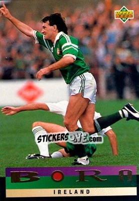 Sticker Ireland - World Cup USA 1994. Preview English/Spanish - Upper Deck