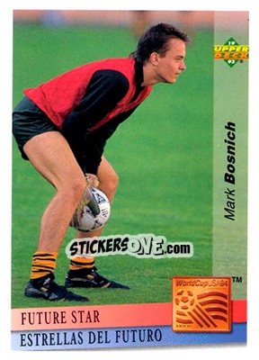Sticker Mark Bosnich - World Cup USA 1994. Preview English/Spanish n. FS7 - Upper Deck
