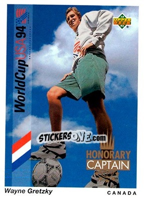Sticker Wayne Gretzky - World Cup USA 1994. Preview English/Spanish - Upper Deck