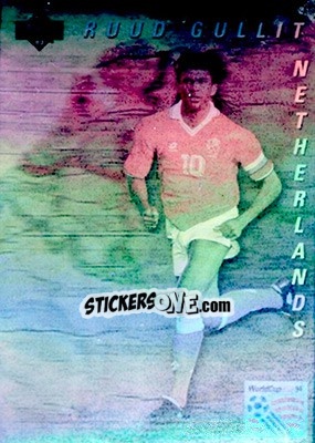 Sticker Ruud Gullit - World Cup USA 1994. Preview English/Spanish n. WCH1 - Upper Deck