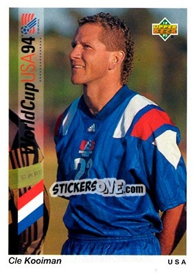 Sticker Cle Kooiman - World Cup USA 1994. Preview English/Spanish - Upper Deck