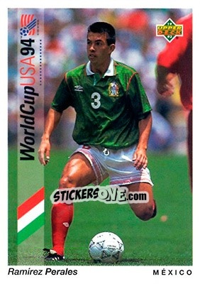 Sticker Ramirez Perales - World Cup USA 1994. Preview English/Spanish - Upper Deck