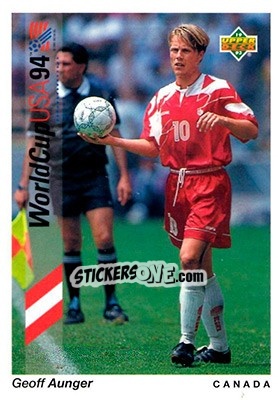 Cromo Geoff Aunger - World Cup USA 1994. Preview English/Spanish - Upper Deck