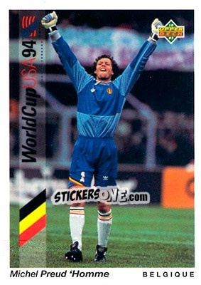 Cromo Michel Preud' Homme - World Cup USA 1994. Preview English/Spanish n. 69 - Upper Deck