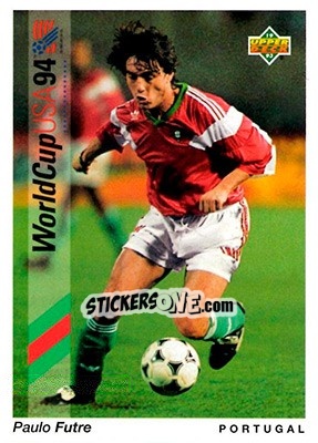 Sticker Paulo Futre - World Cup USA 1994. Preview English/Spanish - Upper Deck