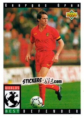 Sticker Georges Grun - World Cup USA 1994. Preview English/Spanish n. 113 - Upper Deck