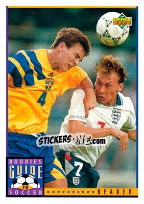 Figurina Header - World Cup USA 1994. Preview English/Spanish - Upper Deck
