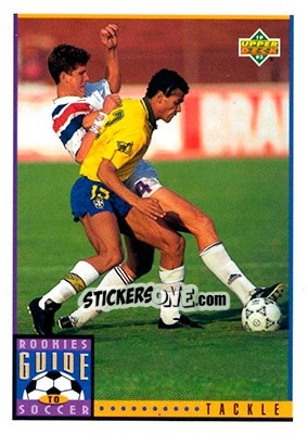Cromo Tackle - World Cup USA 1994. Preview English/Spanish - Upper Deck
