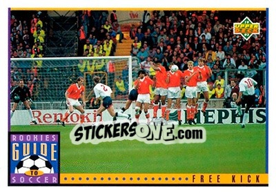 Sticker Free Kick - World Cup USA 1994. Preview English/Spanish - Upper Deck