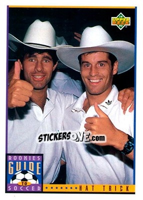 Cromo Hat-Trick - World Cup USA 1994. Preview English/Spanish - Upper Deck