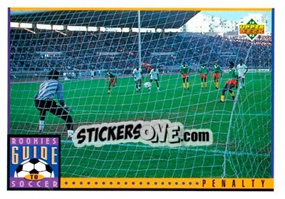 Cromo Penalty Kick - World Cup USA 1994. Preview English/Spanish - Upper Deck
