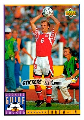 Cromo Throw-in - World Cup USA 1994. Preview English/Spanish n. 127 - Upper Deck