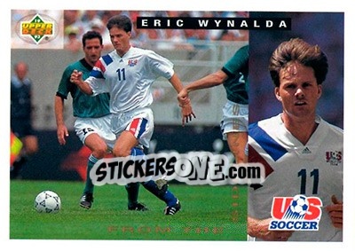 Sticker Eric Wynalda - World Cup USA 1994. Preview English/Spanish n. 148 - Upper Deck