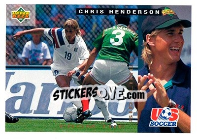Sticker Chris Henderson - World Cup USA 1994. Preview English/Spanish n. 151 - Upper Deck
