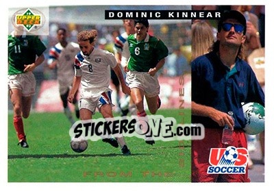 Sticker Dominic Kinnear - World Cup USA 1994. Preview English/Spanish - Upper Deck