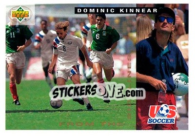 Figurina Dominic Kinnear - World Cup USA 1994. Preview English/Spanish n. 156 - Upper Deck