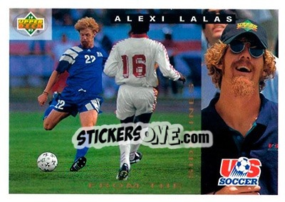 Cromo Alexi Lalas - World Cup USA 1994. Preview English/Spanish - Upper Deck