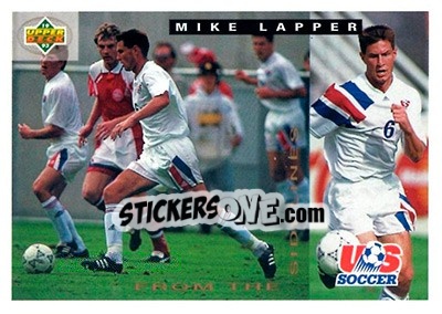Sticker Mike Lapper - World Cup USA 1994. Preview English/Spanish n. 162 - Upper Deck