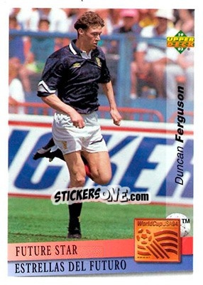 Figurina Duncan Ferguson - World Cup USA 1994. Preview English/Spanish - Upper Deck