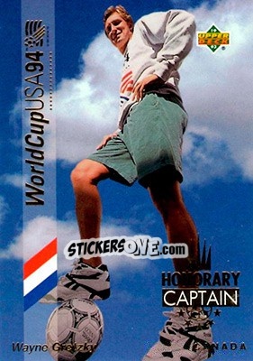 Sticker Wayne Gretzky - World Cup USA 1994. Preview English/Spanish n. HC4G - Upper Deck