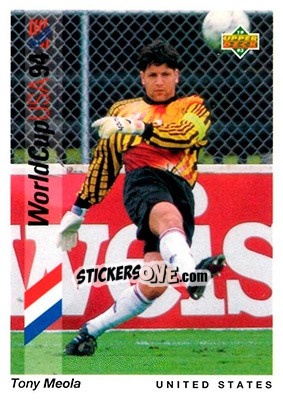 Sticker Tony Meola - World Cup USA 1994. Preview English/Spanish n. WC-P2 - Upper Deck