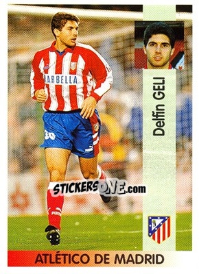 Sticker Delfí Geli Roura - Liga Spagnola 1996-1997 n. 2 - Panini