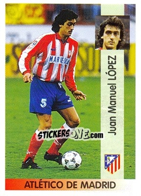 Sticker Juan Manuel López Martínez - Liga Spagnola 1996-1997 n. 3 - Panini