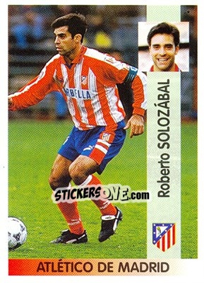 Cromo Roberto Solozábal Villanueva - Liga Spagnola 1996-1997 - Panini