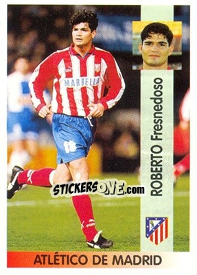 Cromo Roberto Luis Fresnedoso Prieto - Liga Spagnola 1996-1997 n. 7 - Panini