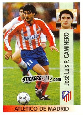 Sticker José Luis Pérez Caminero - Liga Spagnola 1996-1997 n. 8 - Panini