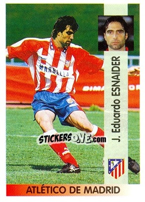 Sticker Juan E. Esnaider - Liga Spagnola 1996-1997 n. 12 - Panini