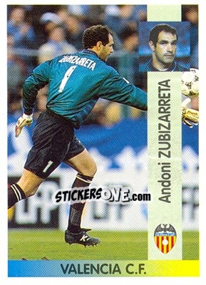 Sticker Andoni Zubizarreta Urreta - Liga Spagnola 1996-1997 - Panini