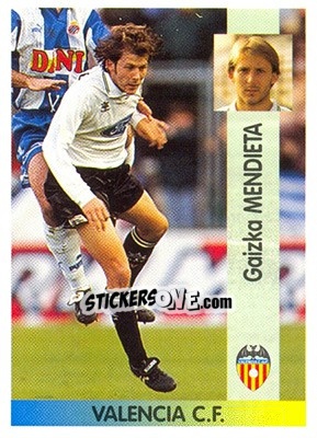 Cromo Gaizka Mendieta Zabala - Liga Spagnola 1996-1997 - Panini