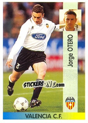 Sticker Jorge Otero Bouzas - Liga Spagnola 1996-1997 n. 19 - Panini