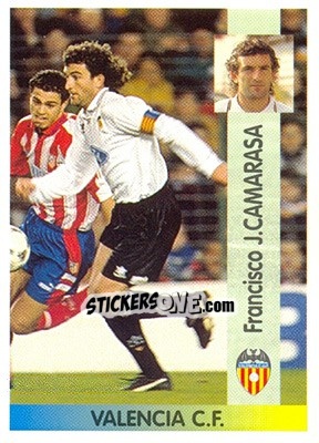 Cromo Francisco José Camarasa Castellar - Liga Spagnola 1996-1997 - Panini