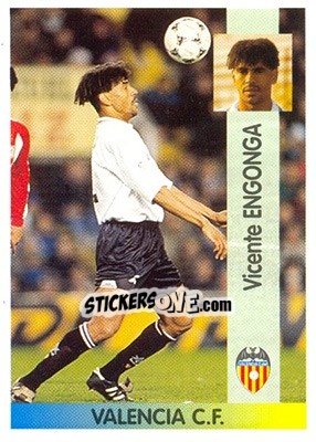 Sticker Vicente Engonga Maté - Liga Spagnola 1996-1997 n. 21 - Panini