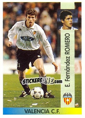 Sticker Enrique Fernández Romero - Liga Spagnola 1996-1997 n. 24 - Panini