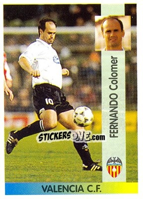 Cromo Fernando Gómez Colomer - Liga Spagnola 1996-1997 - Panini