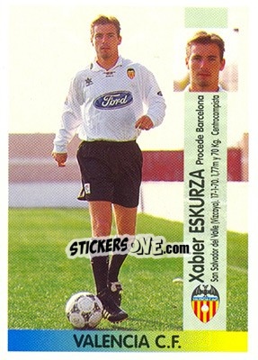 Cromo Xabier Eskurza García - Liga Spagnola 1996-1997 - Panini