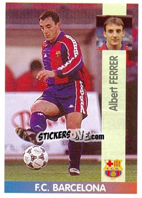 Cromo Albert Ferrer Llopis - Liga Spagnola 1996-1997 - Panini