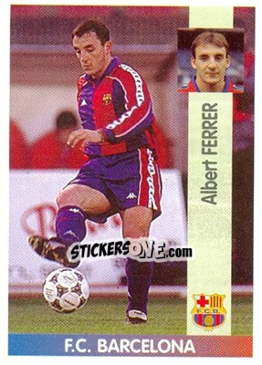 Sticker Albert Ferrer Llopis - Liga Spagnola 1996-1997 n. 34 - Panini