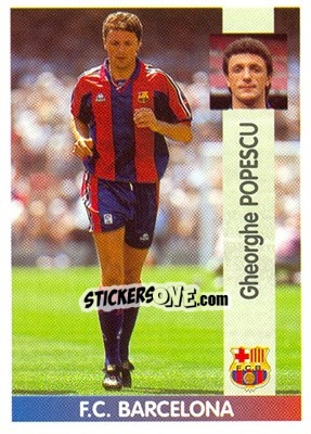 Cromo Gheorghe Popescu - Liga Spagnola 1996-1997 - Panini
