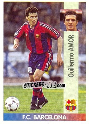 Cromo Guillermo Amor Martínez - Liga Spagnola 1996-1997 n. 39 - Panini