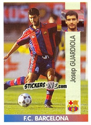 Sticker Josep Guardiola Sala - Liga Spagnola 1996-1997 n. 40 - Panini