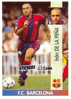 Sticker Iván De la Peña López - Liga Spagnola 1996-1997 - Panini