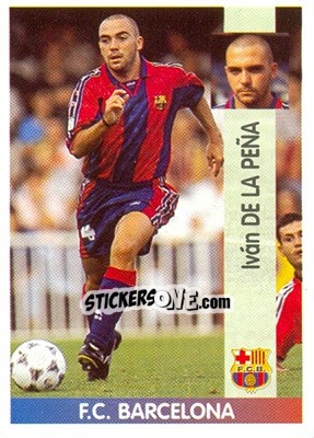 Sticker Iván De la Peña López - Liga Spagnola 1996-1997 n. 41 - Panini